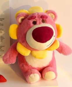Thú bông Gấu Dâu Lotso đeo hoa