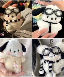 Móc Khóa Hình Chú Chó Nhồi Bông Dễ Thương